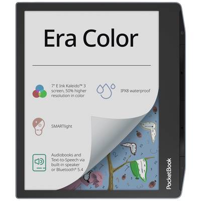 E-čtečka s 7palcovým barevným E-ink displejem, voděodolná (IPX8), s funkcí SMARTlight a podporou audioknih.