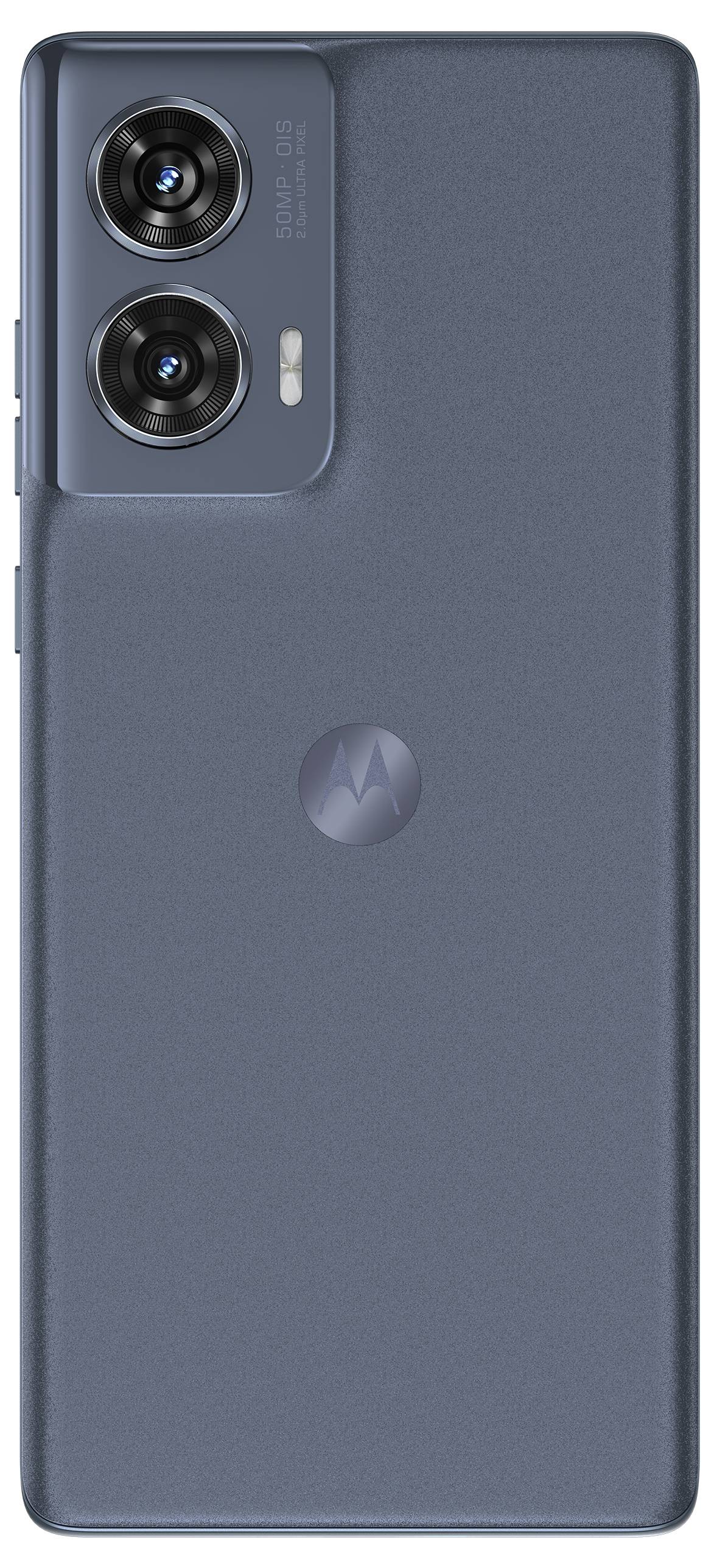 Boční pohled na černý smartphone s bočními tlačítky.