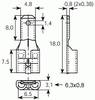 Vogt Verbindungstechnik 3829g.67 faston rozbočovač s odbočkou Šířka zástrčky: 6.30 mm Tloušťka konektoru: 0.80 mm bez izolace 250 ks