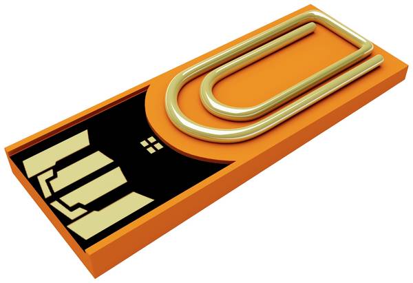 Xlyne clip/me USB flash disk Bulk 8 GB oranžová CM08CO002 USB 2.0