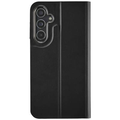 Černé pouzdro na smartphone s otvorem pro tři objektivy fotoaparátu a blesk na zadní straně.