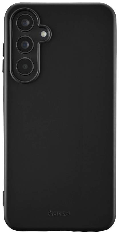 Černý obal na smartphone s ochranou fotoaparátu, jednoduché designové provedení.