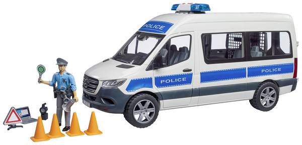 bruder  Mercedes Benz Policejní vůz Sprinter hotový model Model zásahového vozidla