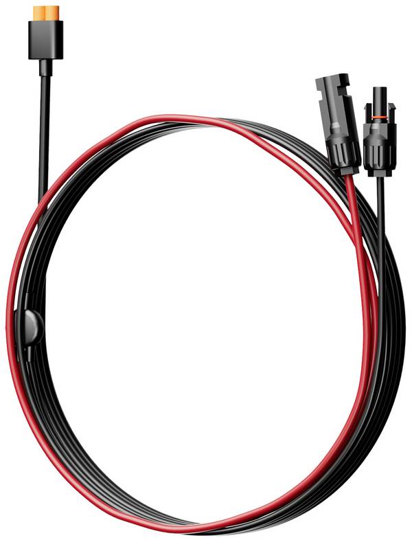 ECOFLOW EcoFlow Solarkabel MC4 auf XT60i (5 m) Připojovací kabel     černá