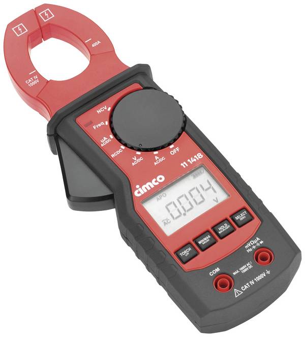 Cimco 4100 digitální proudové kleště, vč. testovacího kabelu, CAT IV 1000 V