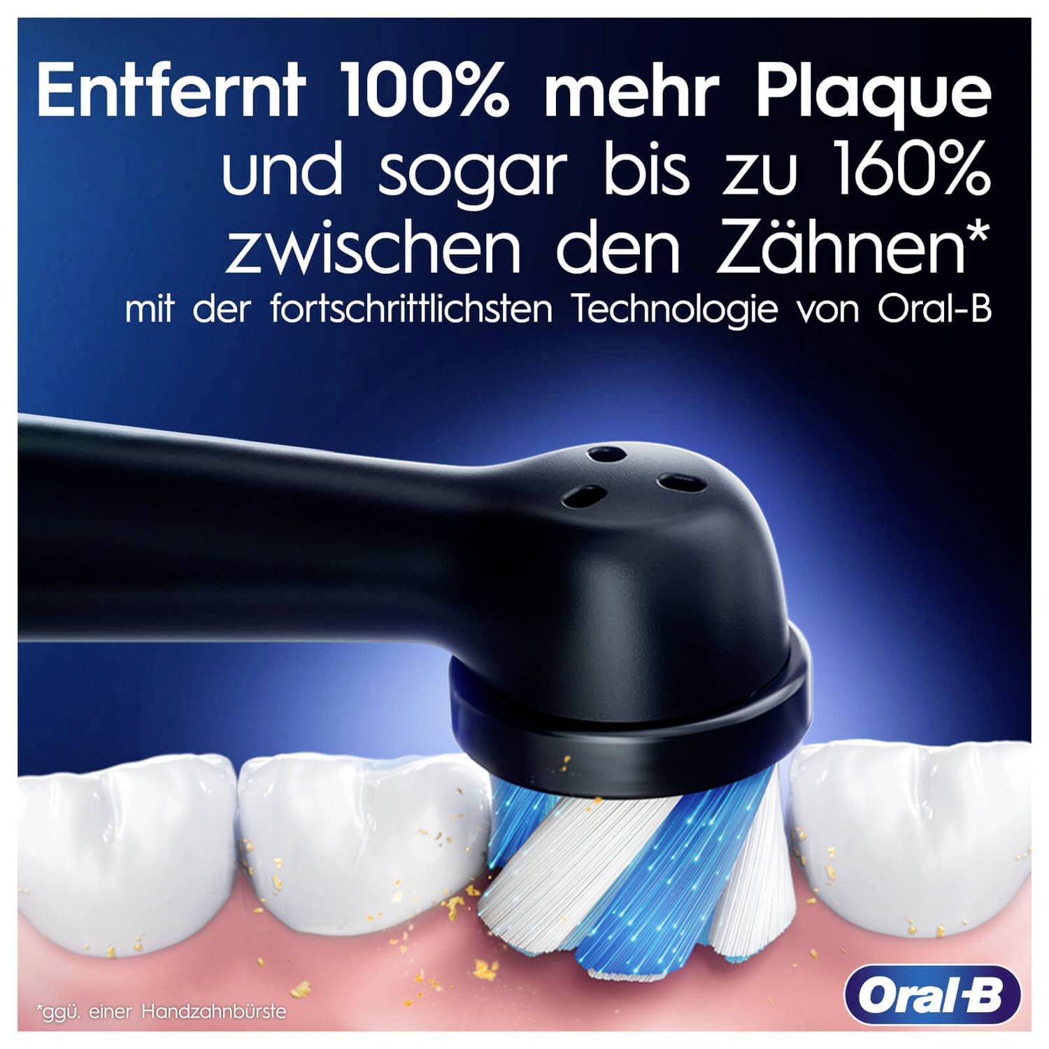 Oral-B iO Series 4 elektrický kartáček na zuby, rotační/oscilační, černá, 141502-4