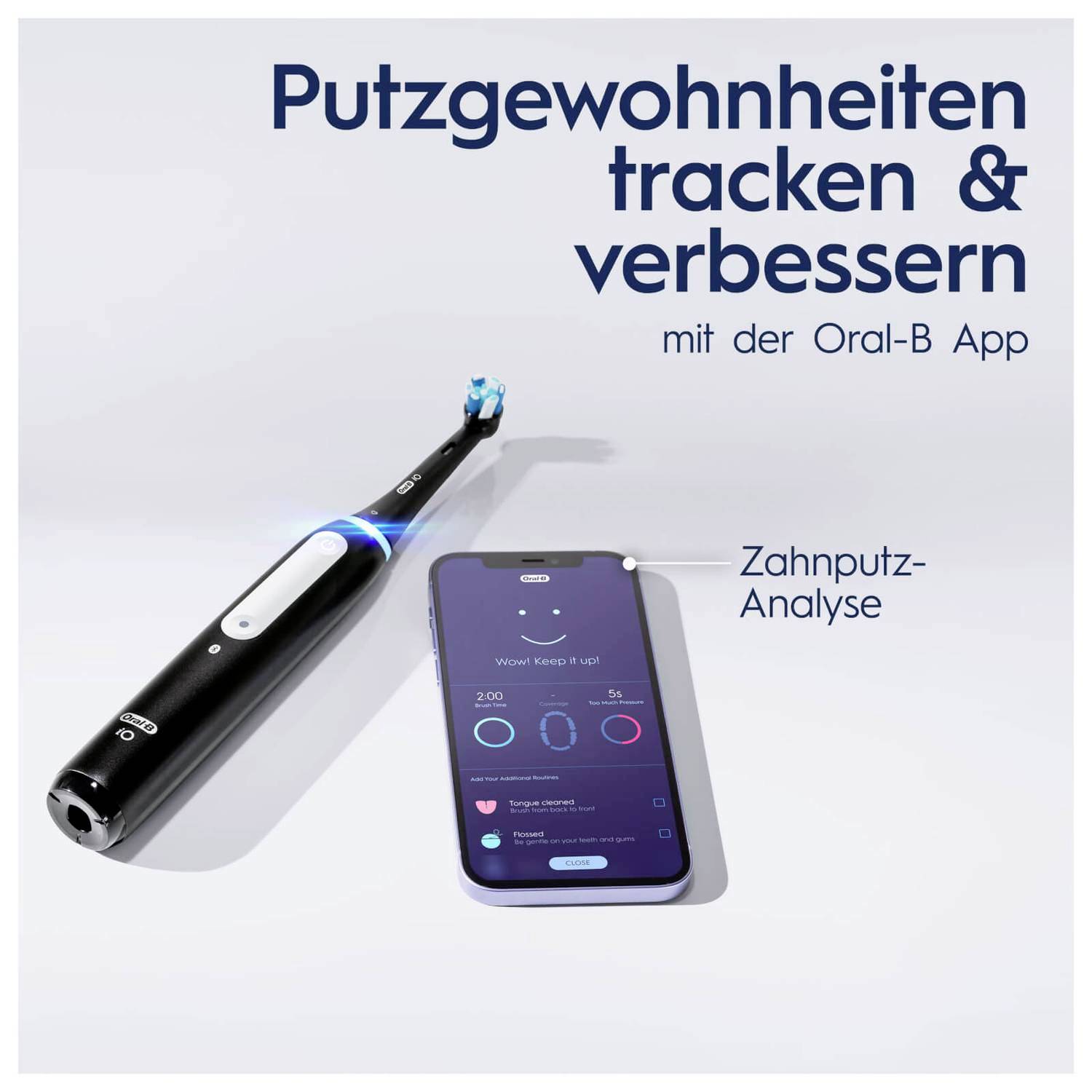 Oral-B iO Series 4 elektrický kartáček na zuby, rotační/oscilační, černá, 141502-7