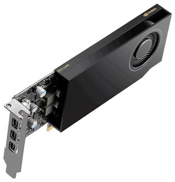 PNY grafická karta Nvidia RTX™ A400 Low Profile OEM  4 GB GDDR6-RAM  PCIe x8  mini DisplayPort nízký profil