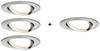 Paulmann 4064161325866 Nova vestavné svítidlo, LED, LED, 24 W, železo (kartáčované), sada 4 ks