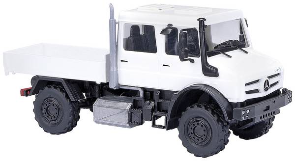 Busch 51081 H0 model nákladního vozidla Mercedes Benz Unimog u 5023, bílá