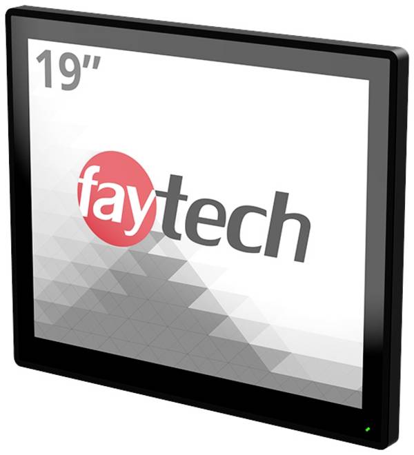 Faytech FT19TMCAPOB dotykový monitor Energetická třída (EEK2021): E (A - G)  48.3 cm (19 palec) 1920 x 1080 Pixel 5:4 1.5 ms HDMI™, DisplayPort, VGA, USB B, Audio-Line-in  IPS LCD