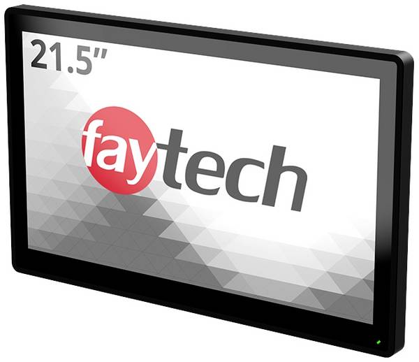 Faytech FT215TMCAPOB dotykový monitor Energetická třída (EEK2021): G (A - G)  54.6 cm (21.5 palec) 1920 x 1080 Pixel 16:9 1.5 ms HDMI™, DisplayPort, VGA, USB B, Audio-Line-in  IPS LCD
