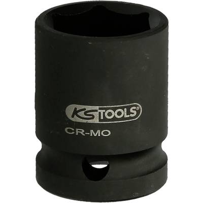 Černý, robustní nástrčný klíč s nápisem 'KS Tools CR-MO', používaný pro utahování nebo povolování šroubů nebo matic.