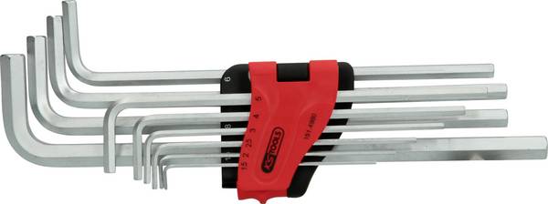 KS Tools 1514980 inbus sada klíčů 1.5 mm, 2 mm, 2.5 mm, 3 mm, 4 mm, 5 mm, 6 mm, 7 mm, 8 mm, 10 mm   10dílná