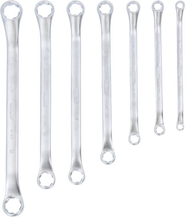 KS Tools 517.1555  oboustranný očkový klíč  Délka klíče (cm) (jen pro nadpis) 6 - 19 mm