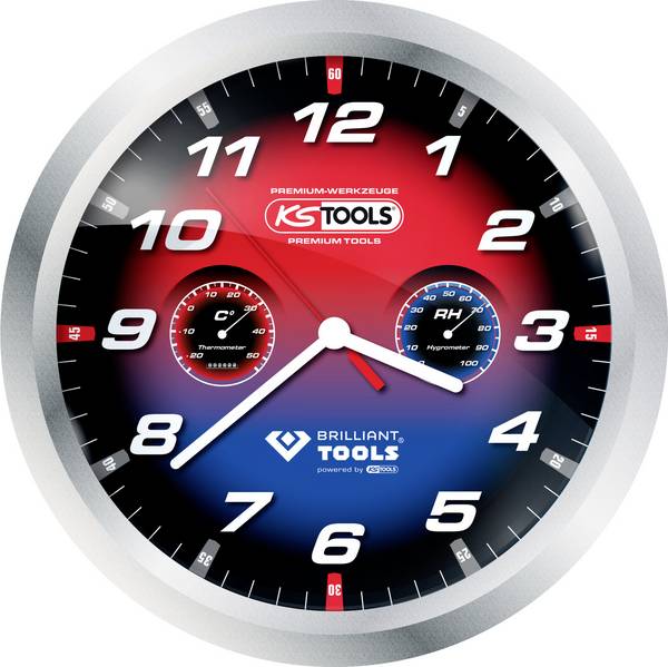 KS Tools 100250  nástěnné hodiny 40 cm x 400 mm x 400 mm x 400 mm