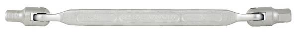 KS Tools 5170355 517.0355 dvojitá otočná hlava klíče 12 - 14 mm   Typ zakončení Vnější 6-hranný profil  1 ks