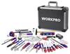 WorkPro WP209100 sada nářadí pro údržbáře, univerzální v kufříku 297dílná