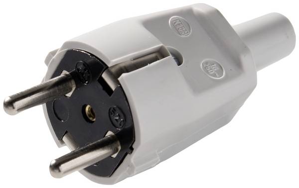 Martin Kaiser 520/kws zástrčka PVC  250 V bílé vápno IP20