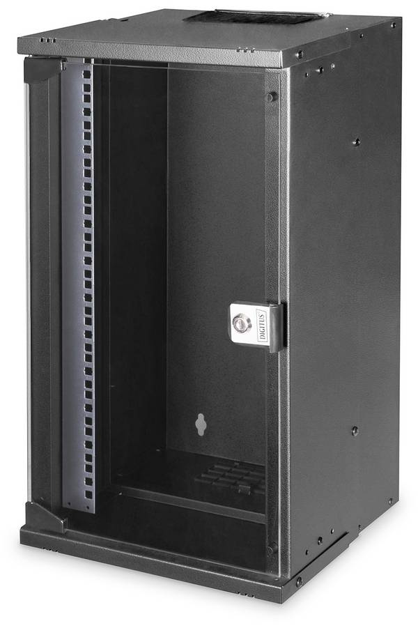 Digitus DN-49105 10" nástěnná rozváděcí skříň  (š x v x h) 315 x 595 x 300 mm 12 U černá, černá (RAL 9005)