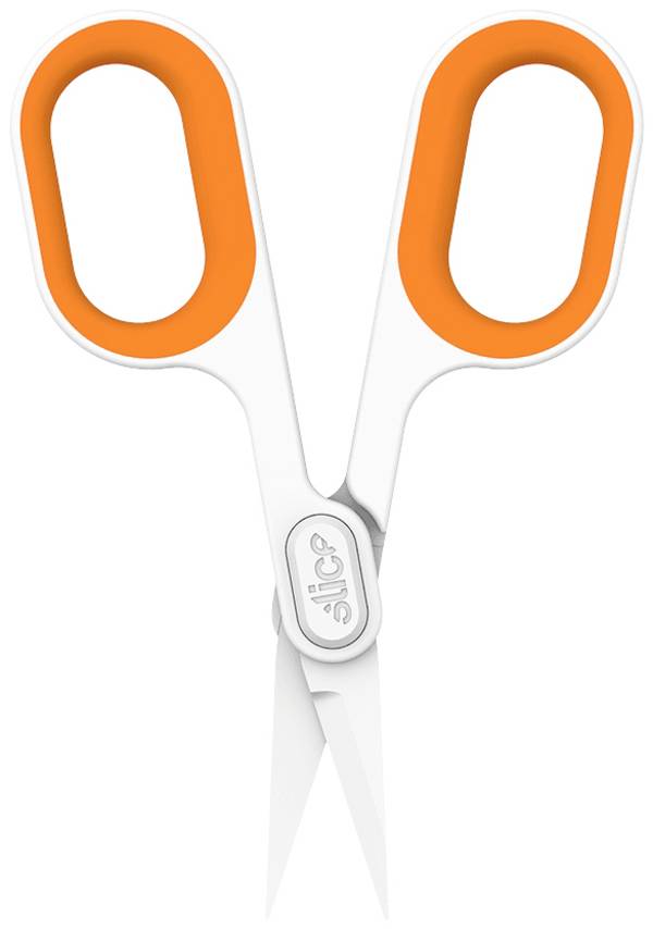 Slice 10546  univerzální nůžky  leváci, praváci 132 mm oranžová, bílá