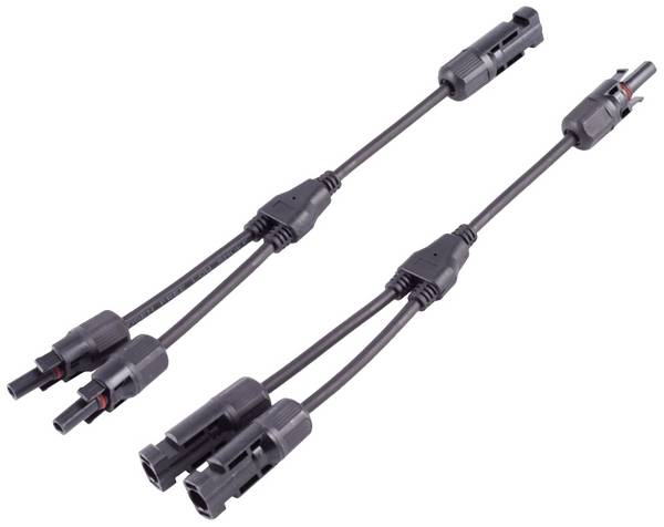 BKL Electronic 2800020 2/1 Y-zástrčka  4 mm²  Délka kabelu 0.30 m