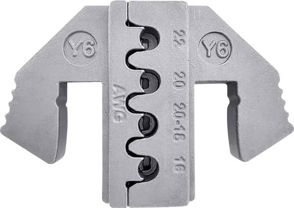 TOOLCRAFT  TO-9625893 krimpovací nástavec Zapouzdřený konektor Yazaki YES/YESC 0,64 x 0,64, Terminál Yazaki 7116-1471   0.35 do 0.5 mm²   Vhodné pro značku (kleště) TOOLCRAFT