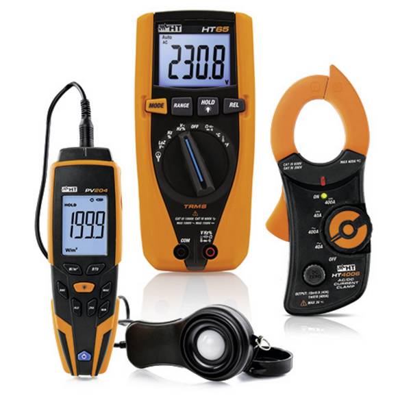 HT Instruments SOLAR-KIT VDE tester, sada, 1002290, EN a DE menu