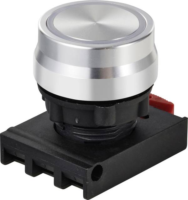 TRU COMPONENTS  TC-12835248  ONPOW26BK-E/W  tlačítko - čelní prvek    tlačítko        1 ks