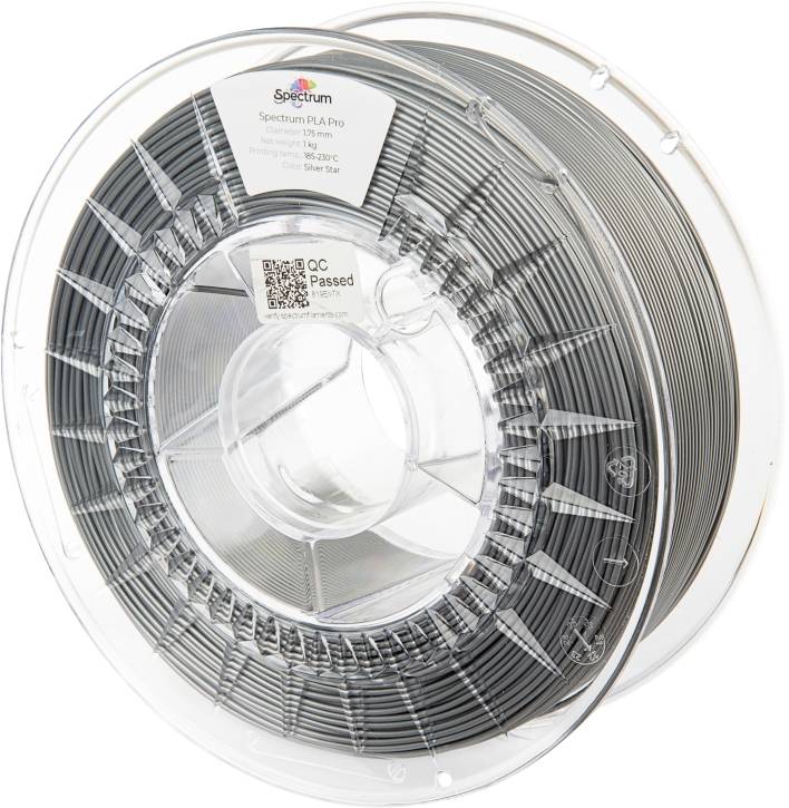 Spectrum Filaments 80105 PLA Pro vlákno pro 3D tiskárny PLA Pro Nárazuvzdorný 1.75 mm 1000 g Stříbrná hvězda, stříbrná 1 ks