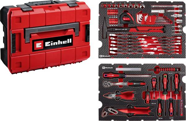Einhell 80-tlg. Werkzeugkoffer Universal, 370570 kufřík s nářadím, 80dílná, (d x š x v) 13.1 x 44.4 x 32.9 cm