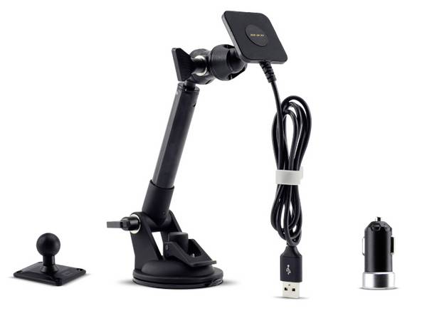 Crosscall X-Car Pro Palubní deska, přísavka, lepicí páska držák mobilního telefonu do auta s funkcí nabíjení, s magnetickým upevněním