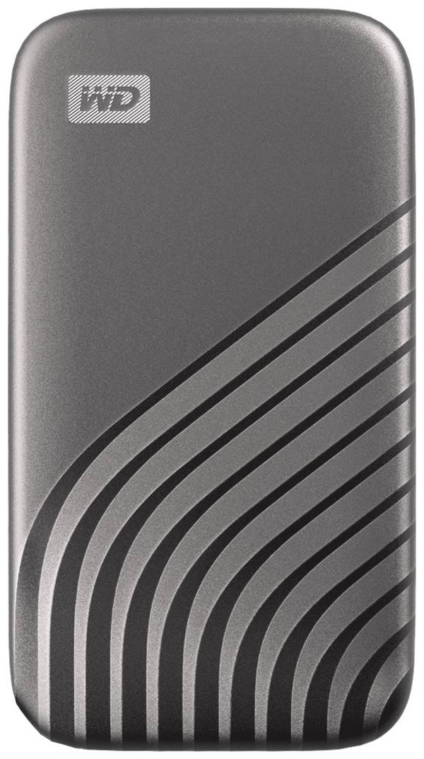 Western Digital My Passport 4 TB, externí SSD disk, USB-C®, šedá