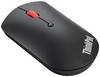 Lenovo ThinkPad Silent optická myš, přenos Bluetooth®, 3 tlačítko, 800 dpi, 1600 dpi, 2400 dpi, černá