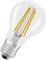 Žárovka se viditelnými žhavícími vlákny, standardní objímka, slouží jako příklad klasického způsobu osvětlení.
