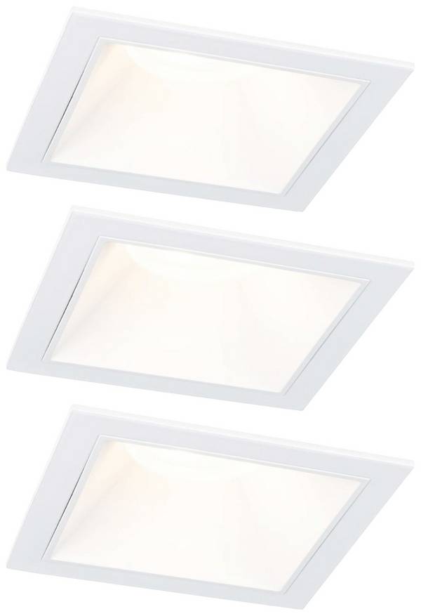 Paulmann 93126 Cole LED vestavné svítidlo, LED, 6 W, bílá, sada 3 ks