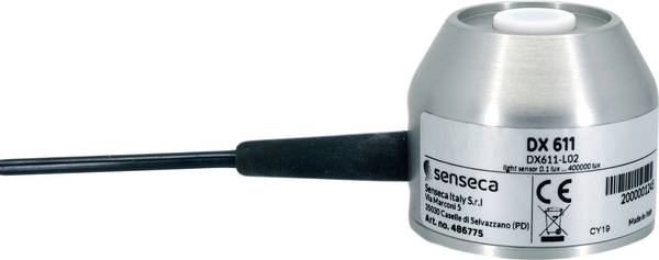 Senseca 486775-ISO DX 611 Digitální světelný senzor Kalibrováno dle (ISO) 0.1 - 199.99 lx