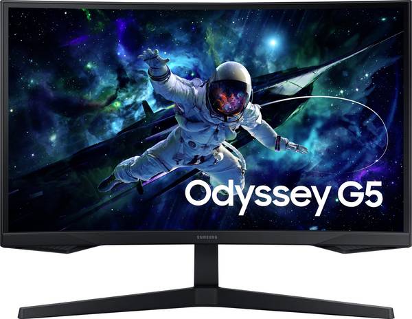 Samsung Odyssey G5 LS27CG554EU herní monitor 68.6 cm (27 palec)2560 x 1440 Pixel, 16:9, 1 ms, VA LED