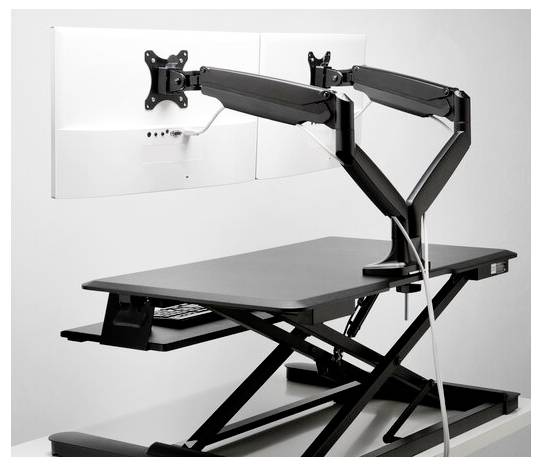 Kensington K59601WW držák na stůl pro monitor 2 Displej: (s) 86,4 cm (34") černá otočný, naklápěcí, nakláněcí-6