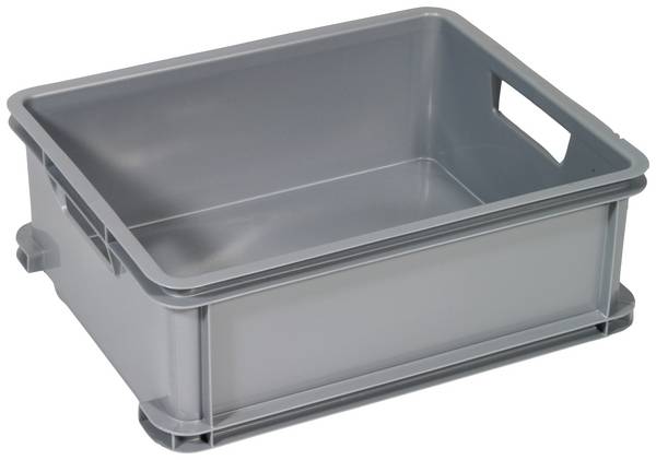 Curver 174214 Úložný box, Unibox Classic M, stohovatelné, (š x v x h) 430 x 160 x 350 mm, stříbrná, 1 ks
