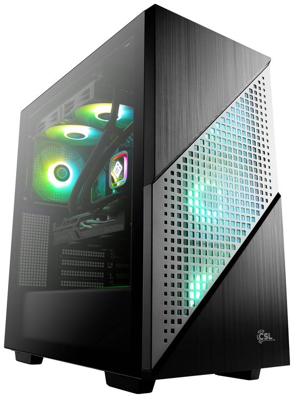CSL Computer Gaming PC M10280    AMD Ryzen 7 7800X3D 5 GHz 16 GB RAM  1000 GB SSD   AMD Radeon™ RX 7600 XT 20 GB GDDR6  89030