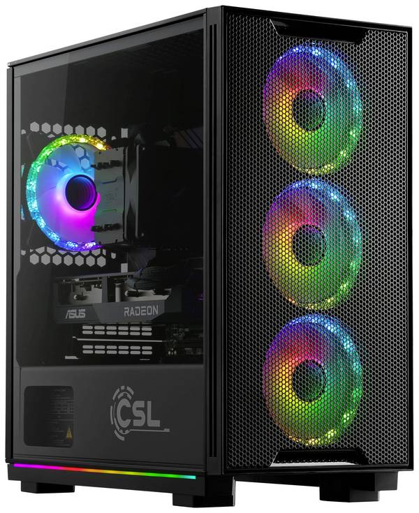 CSL Computer Gaming PC M10500    AMD Ryzen 5 7600 5.1 GHz 16 GB RAM  1000 GB SSD   AMD Radeon™ RX 6600 8 GB GDDR6  89175