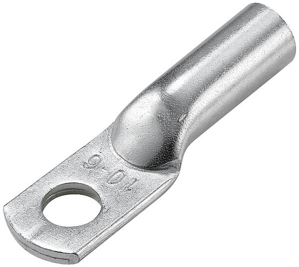 TRU COMPONENTS  TC-12885888    kabelové oko    180 °  M6  10 mm²  Ø otvoru: 6 mm  1 ks