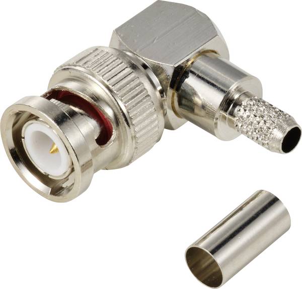 TRU COMPONENTS TC-12885940 BNC konektor zástrčka, zahnutá 50 Ω 1 ks