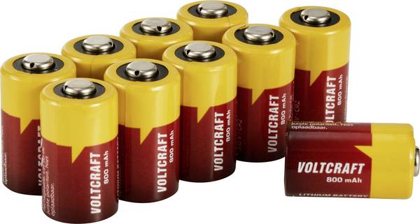 VOLTCRAFT CR2 fotobaterie CR 2 lithiová 800 mAh 3 V 10 ks