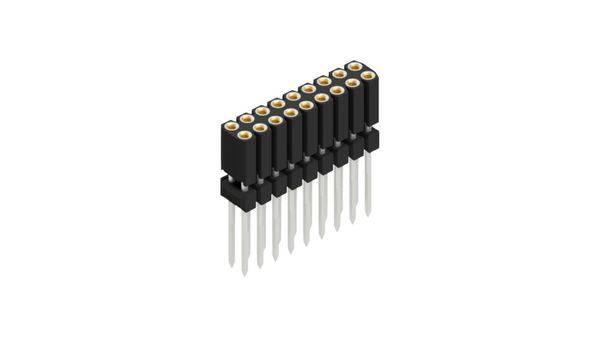 Fischer Elektronik precizní dutinková lišta Počet řádků: 2 10026261 10 ks