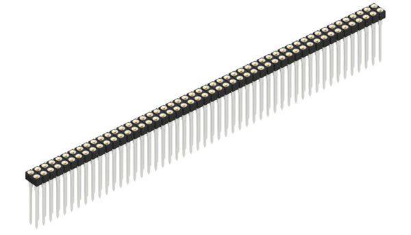 Fischer Elektronik precizní dutinková lišta Počet řádků: 2 10041607 10 ks