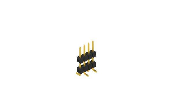 Fischer Elektronik pinová lišta (standardní) Počet řádků: 1 10051708 10 ks