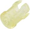 TRU COMPONENTS TC-13030648 krytka světla žlutá, transparentní Vhodný pro (LED) LED 3 mm