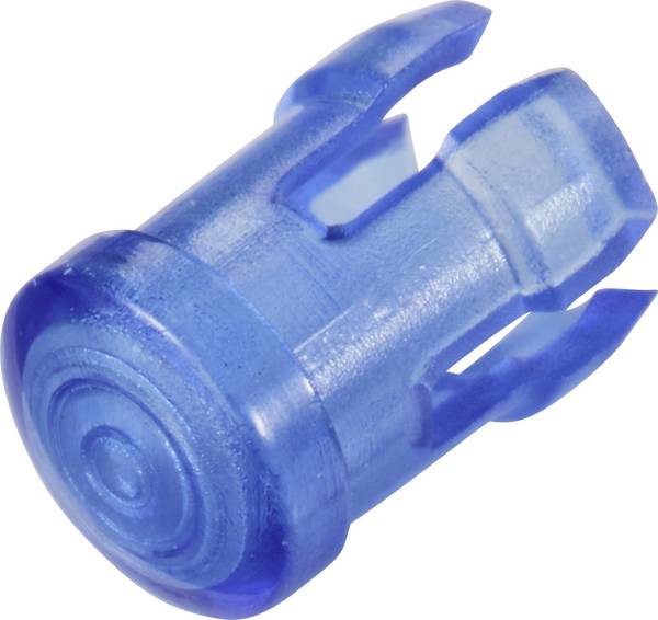 TRU COMPONENTS TC-13030652 krytka světla modrá, transparentní  Vhodný pro (LED) LED 3 mm